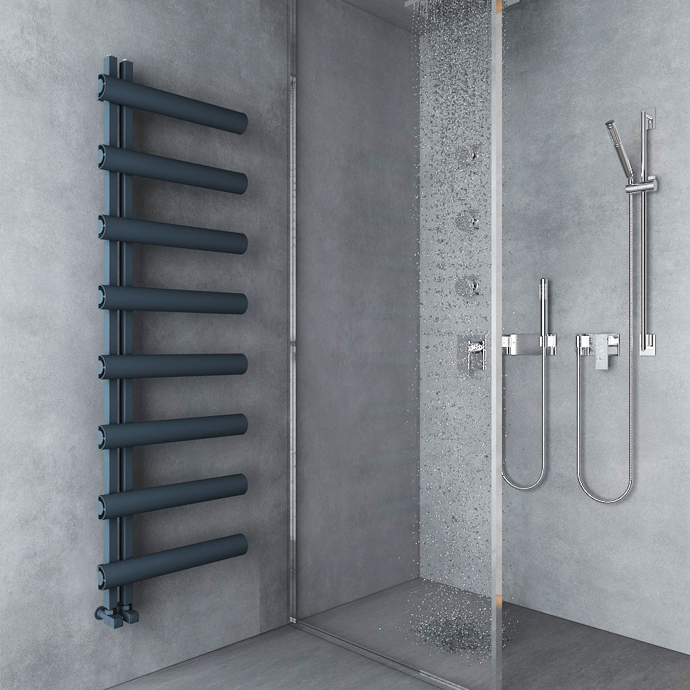 Carisa Moon L Alüminyum Havlupan Modern Tasarım Antrasit