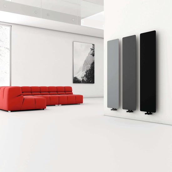 Carisa Croydon Dikey İnce Tasarım Çelik Radyatör Modern Tasarım Açık Gri Carisa Croydon Dikey İnce Tasarım Çelik Radyatör Modern Tasarım Açık Gri