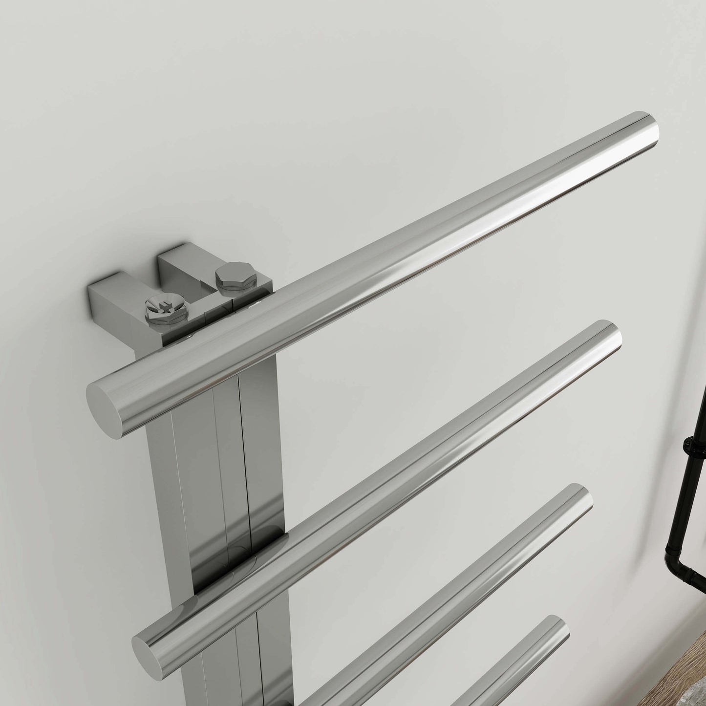 Carisa Elegans Paslanmaz Çelik Havlupan Modern Tasarım Ayna Polisaj