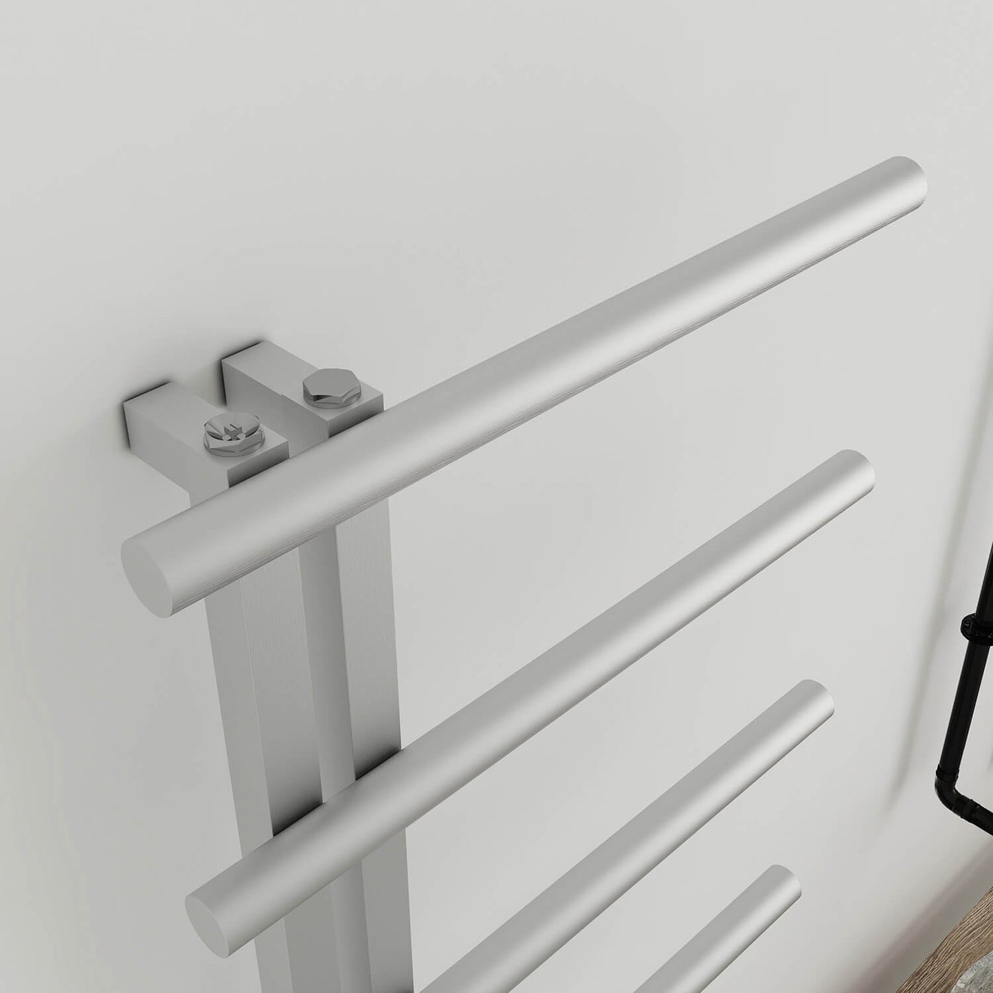 Carisa Elegans Paslanmaz Çelik Havlupan Modern Tasarım Satine