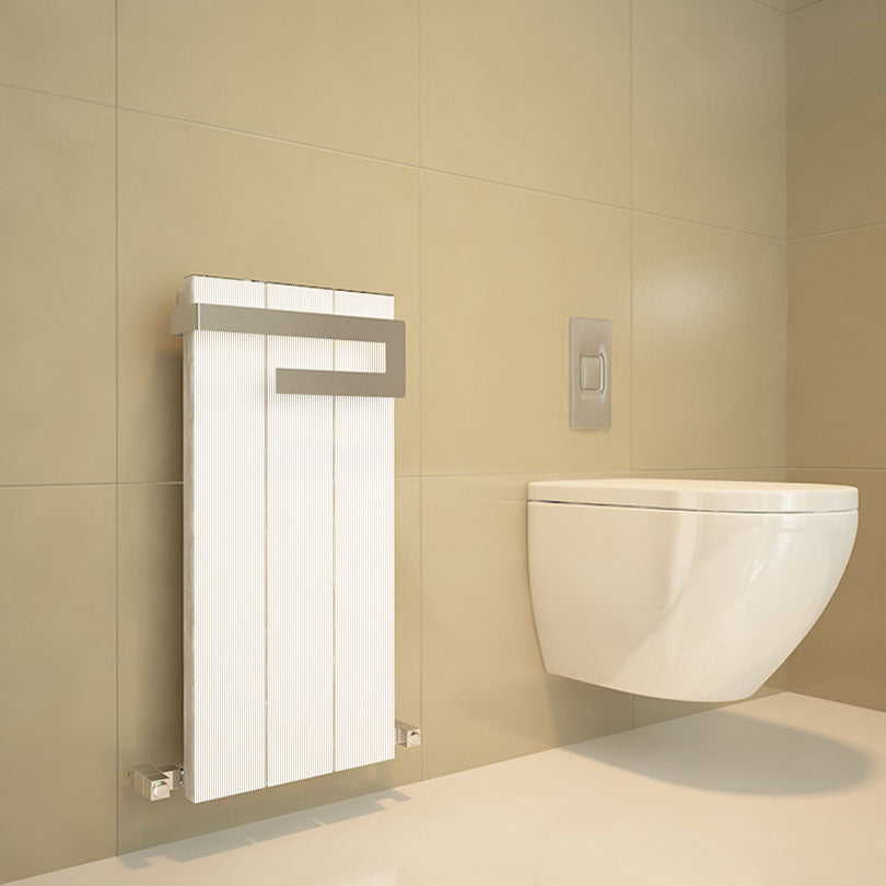 Carisa Elvino Bath Alüminyum Havlupan Modern Tasarım Beyaz