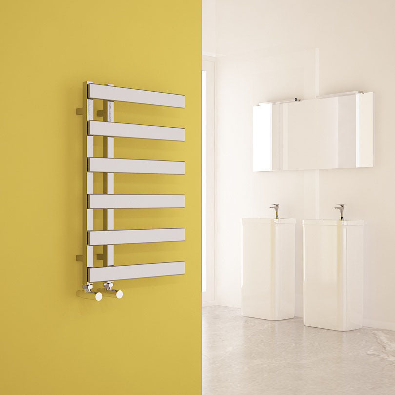 Carisa Floris Çelik Havlupan 0800 x 0500 mm 6 Dilim Krom Standart Bağlantı