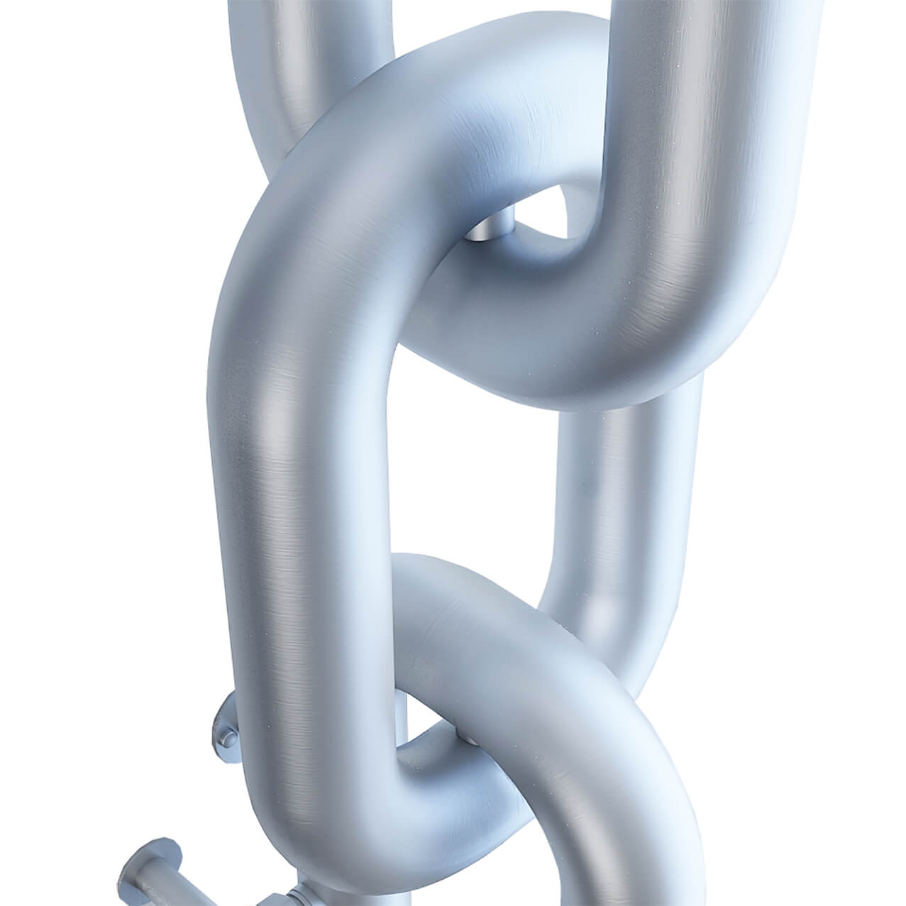 Carisa Link Floor Dikey Paslanmaz Çelik Radyatör Modern Tasarım Satine