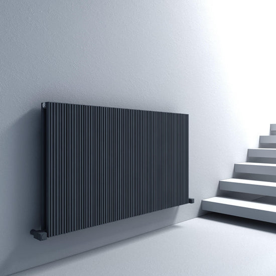 Carisa Monza Yatay Alüminyum Radyatör Modern Tasarım Antrasit Carisa Monza Yatay Alüminyum Radyatör Modern Tasarım Antrasit