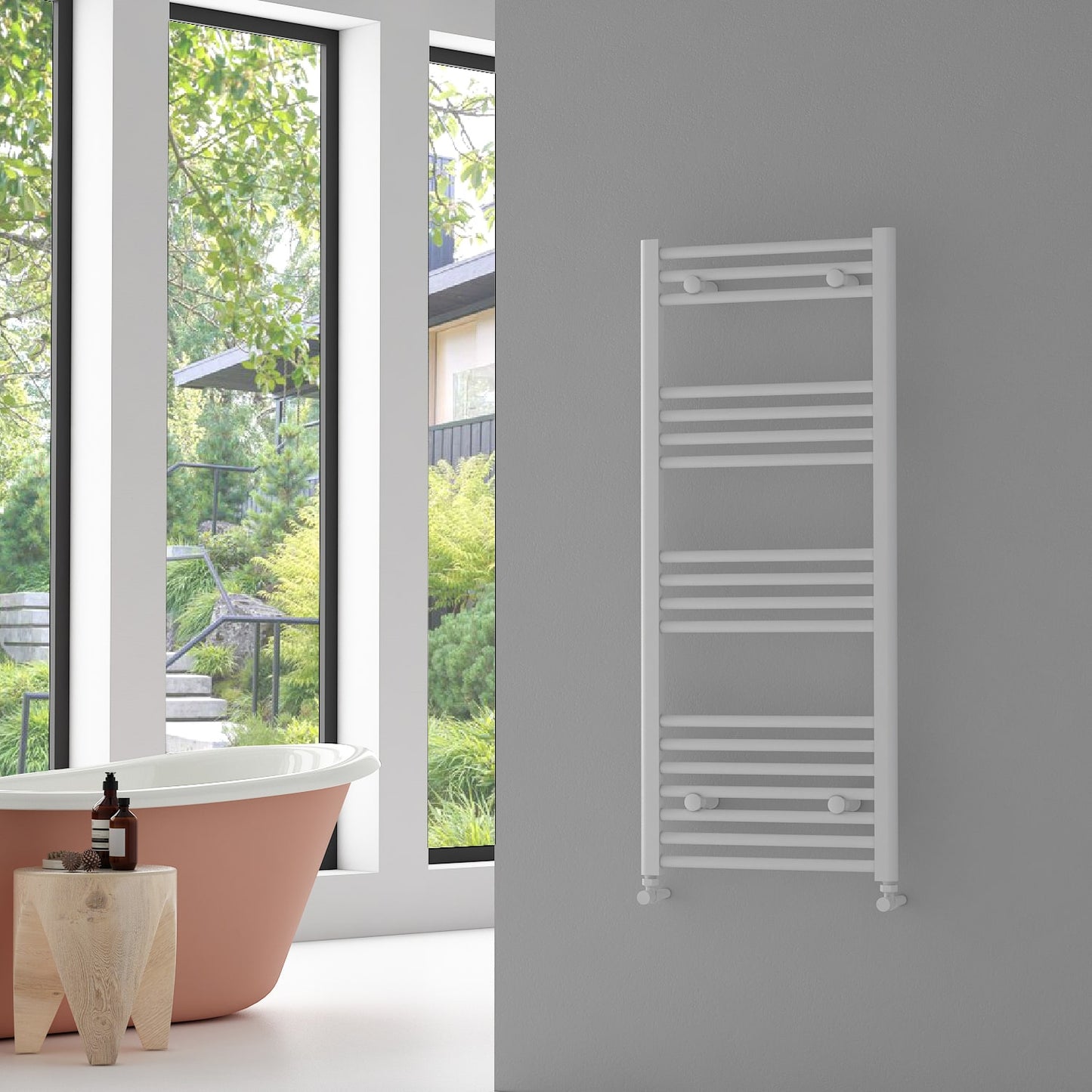 Carisa Nile Çelik Havlupan 1200 x 0500 mm 18 Dilim Beyaz Standart Bağlantı