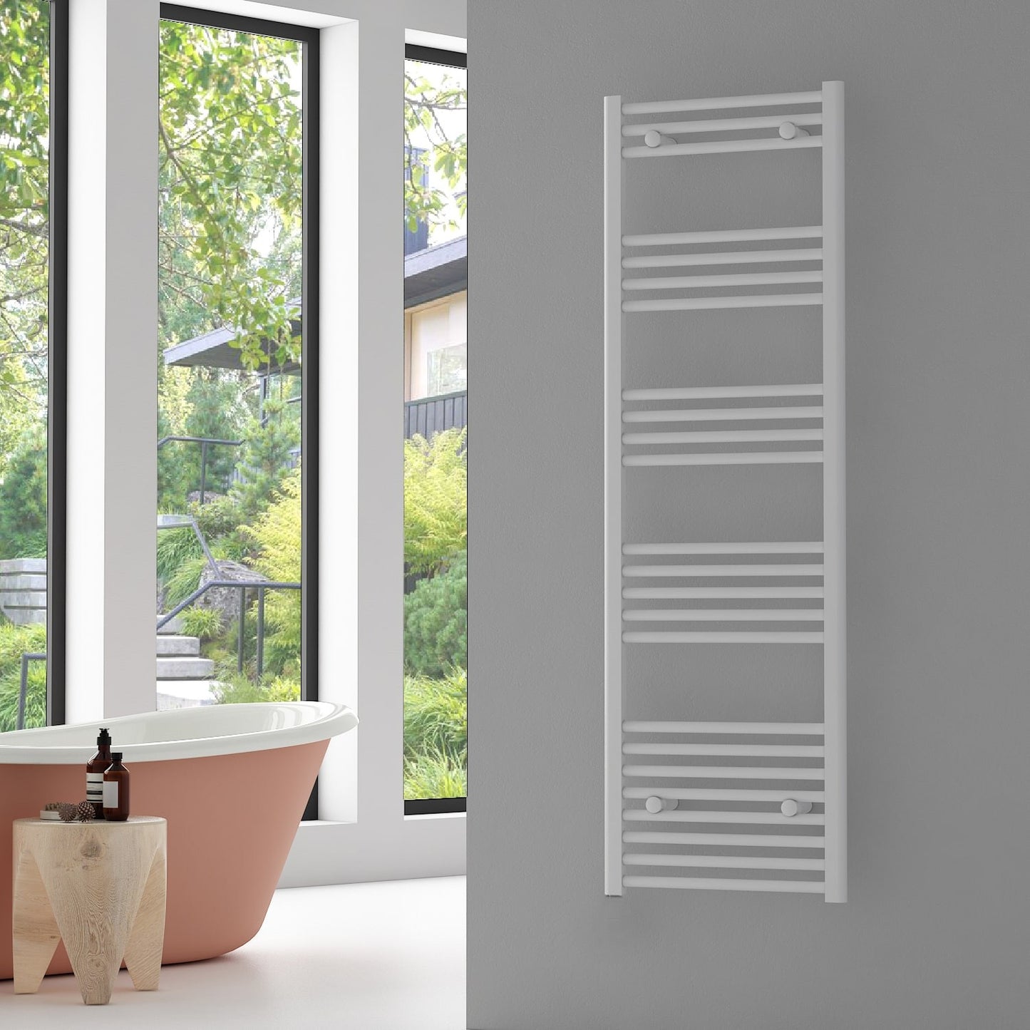 Carisa Nile Çelik Havlupan 1600 x 0500 mm 24 Dilim Beyaz Standart Bağlantı