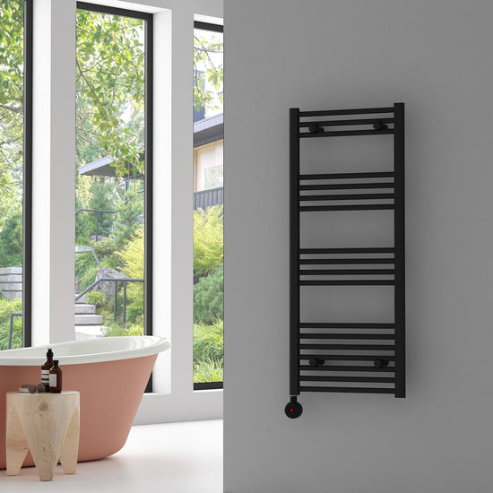 Carisa Nile Elektrikli Çelik Havlupan Siyah On-Off Fişli Kit Carisa Nile Elektrikli Çelik Havlupan Siyah On-Off Fişli Kit