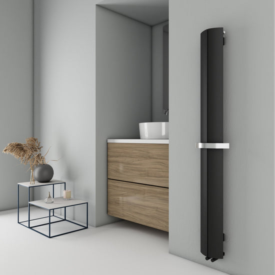 Carisa Nixie Bath Alüminyum Havlupan Modern Tasarım Siyah Carisa Nixie Bath Alüminyum Havlupan Modern Tasarım Siyah