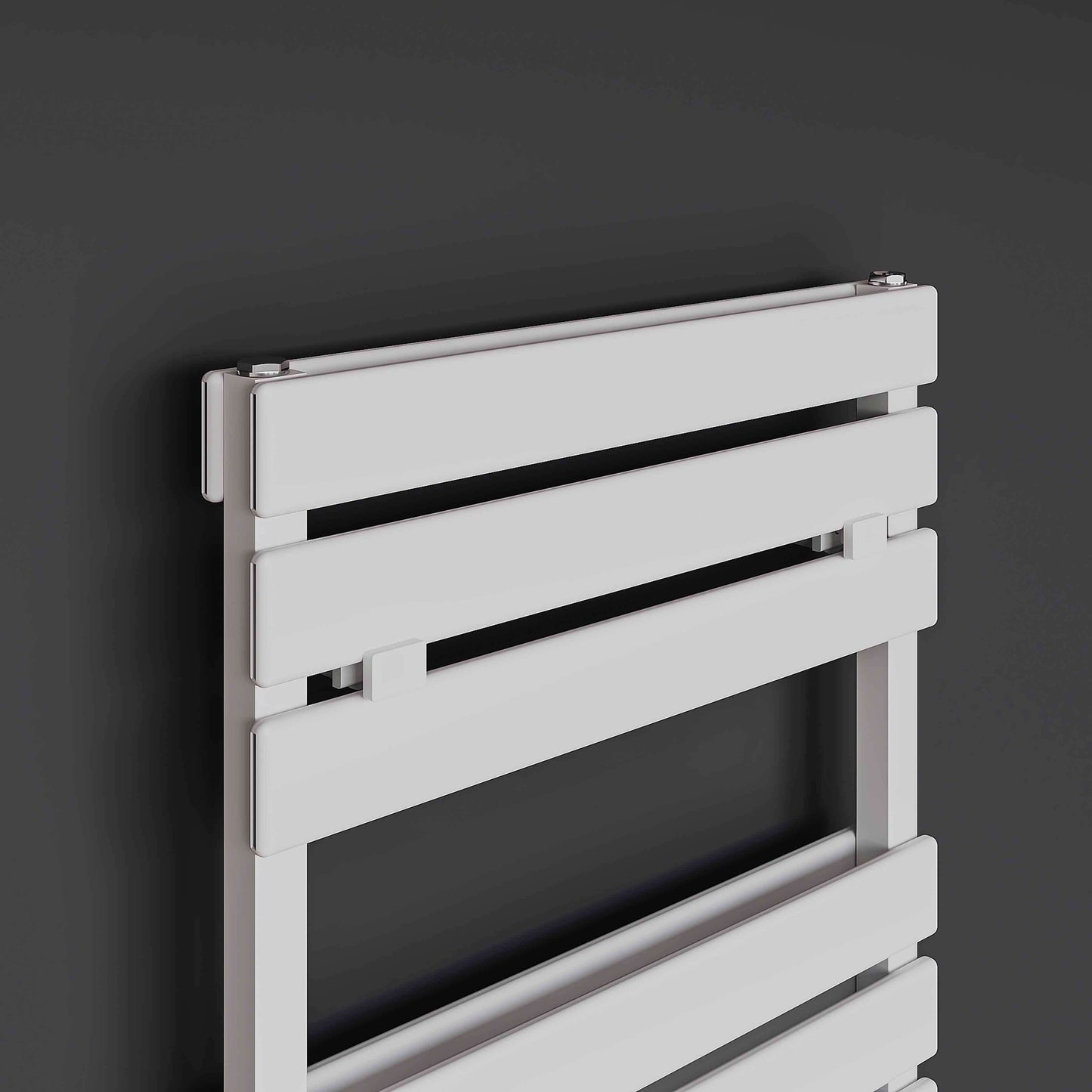 Carisa Plata Double Bath Alüminyum Havlupan Modern Tasarım Beyaz
