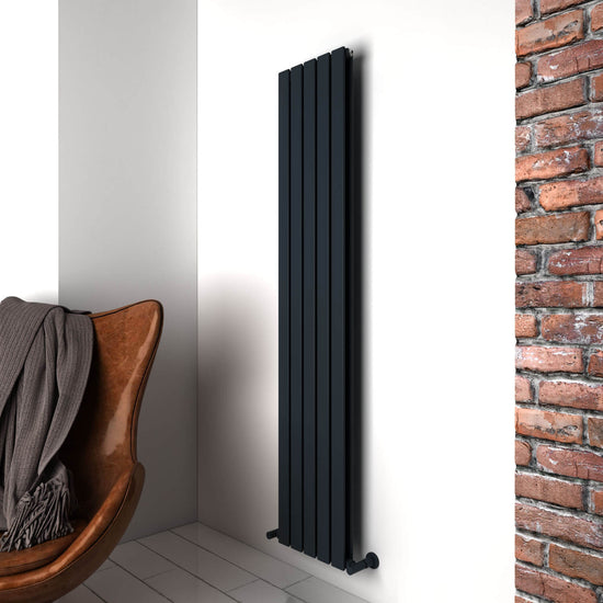 Carisa Plata Dikey Alüminyum Radyatör Modern Tasarım Antrasit Carisa Plata Dikey Alüminyum Radyatör Modern Tasarım Antrasit