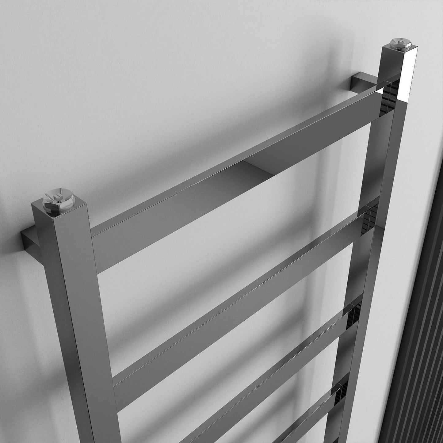 Carisa Quadrata Paslanmaz Çelik Havlupan Modern Tasarım Ayna Polisaj