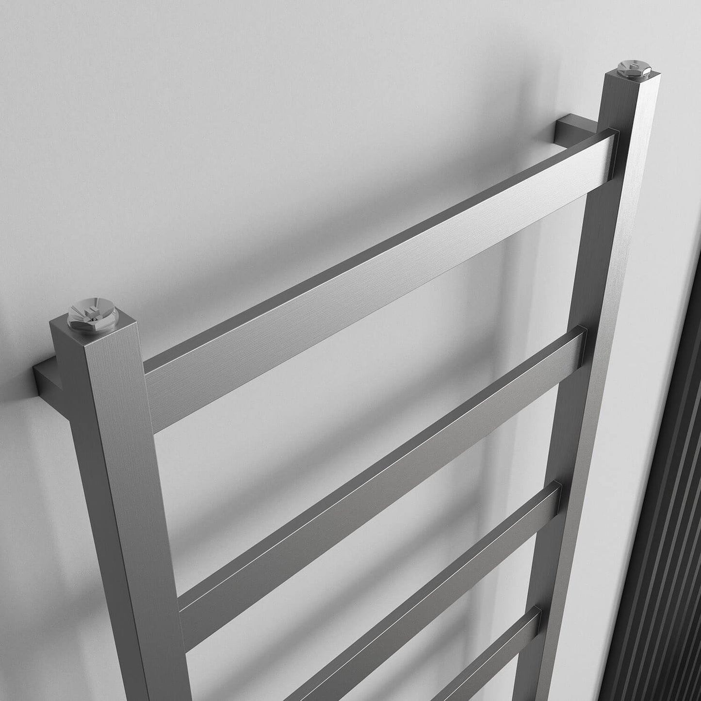 Carisa Quadrata Paslanmaz Çelik Havlupan Modern Tasarım Satine