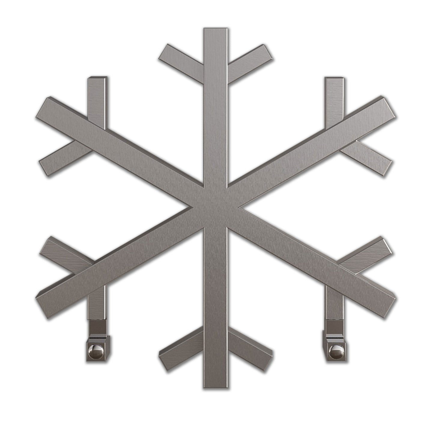 Carisa Snowflake Paslanmaz Çelik Havlupan Modern Tasarım Satine