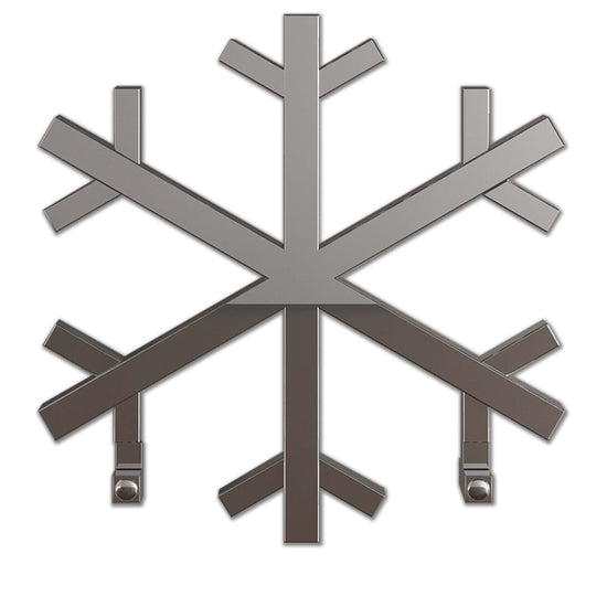 Carisa Snowflake Paslanmaz Çelik Havlupan Modern Tasarım Ayna Polisaj Carisa Snowflake Paslanmaz Çelik Havlupan Modern Tasarım Ayna Polisaj