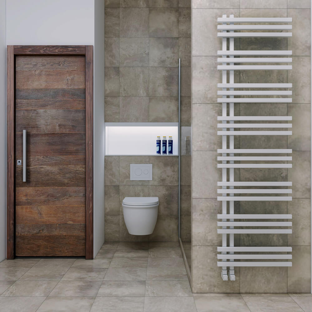 Carisa Terra Alüminyum Havlupan Modern Tasarım Beyaz