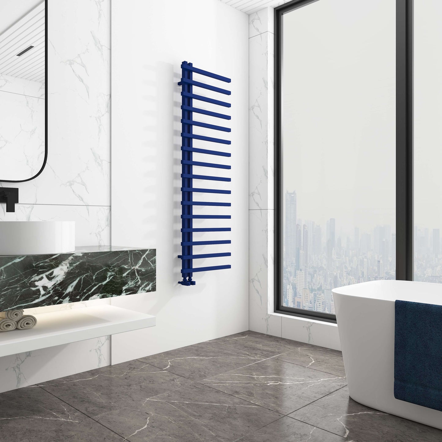 Carisa Terra L Alüminyum Havlupan Modern Tasarım Lacivert