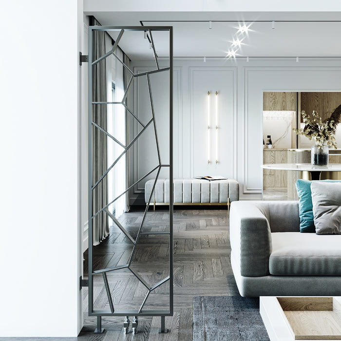 Carisa Tria Dikey Paslanmaz Çelik Radyatör Modern Tasarım Satine Satin Kaplama