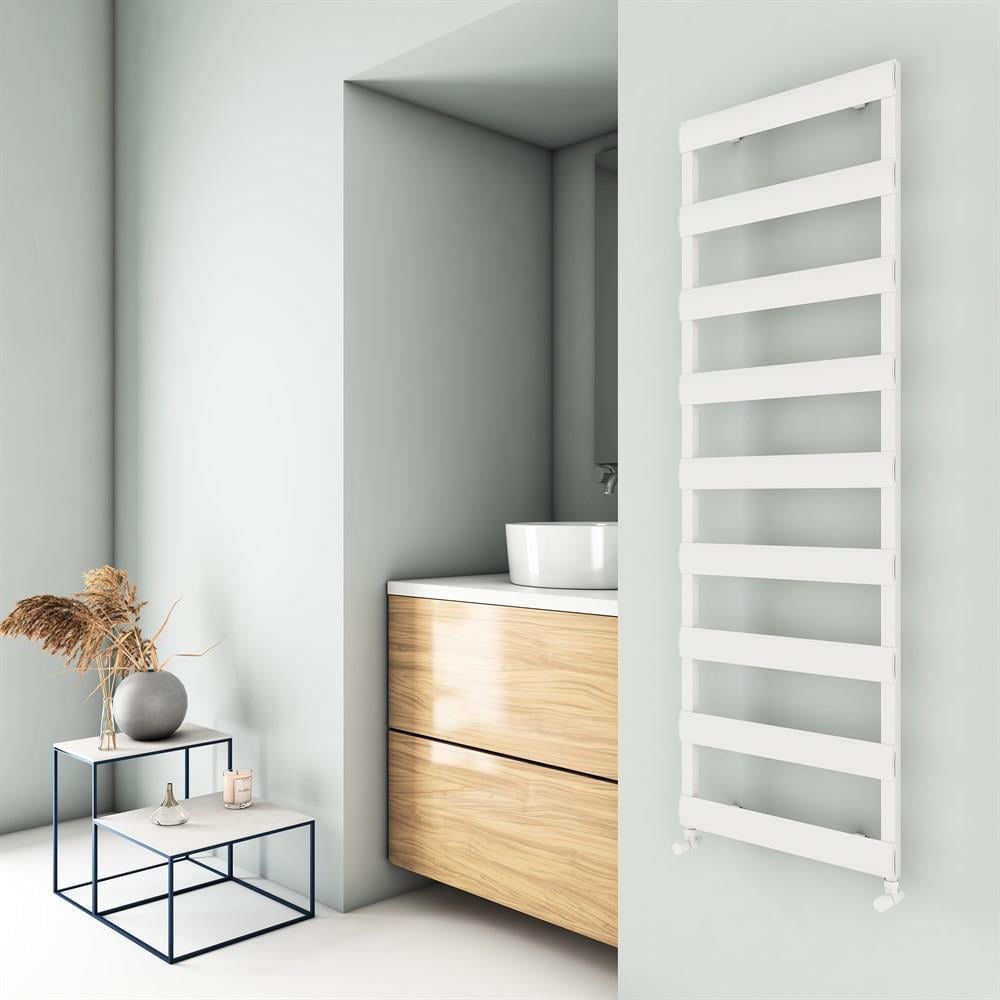 Carisa Alya Bath Alüminyum Havlupan 0700 x 0500 mm 6 Dilim Beyaz Standart Bağlantı