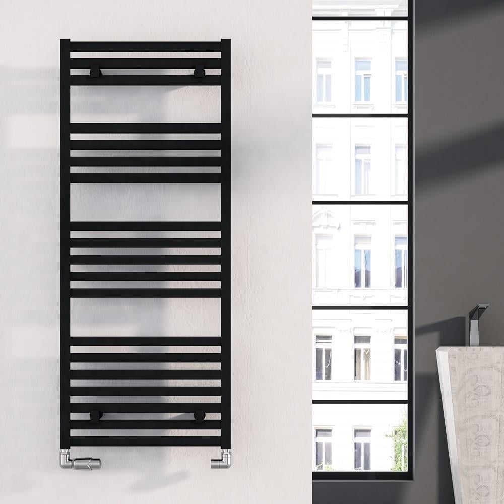 Carisa Fame Alüminyum Havlupan 0500 x 0980 mm 16 Dilim Siyah Standart Bağlantı