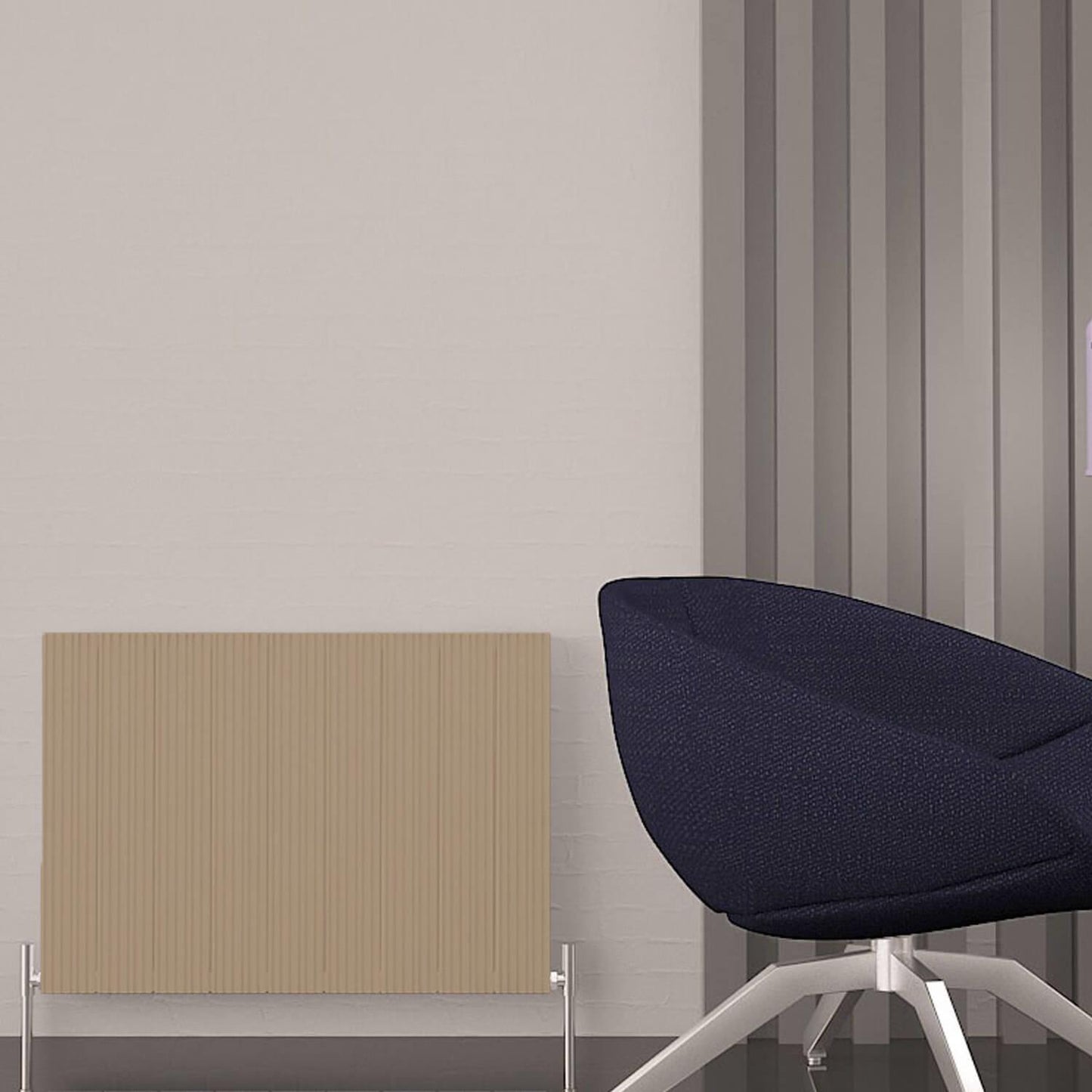 Carisa Monza Alüminyum Radyatör 0600 x 0850 mm 9 Dilim Latte Standart Bağlantı