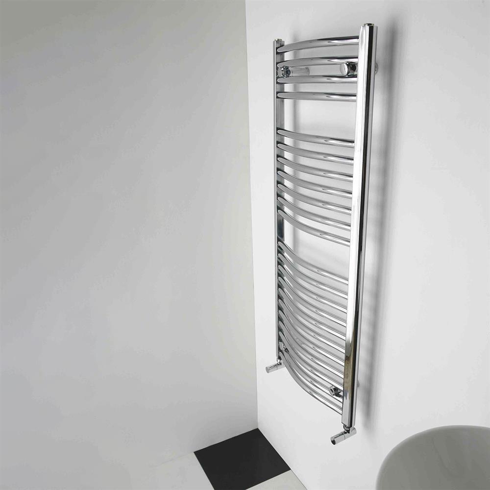 Carisa Pisa Çelik Havlupan 0800 x 0500 mm 12 Dilim Krom Standart Bağlantı