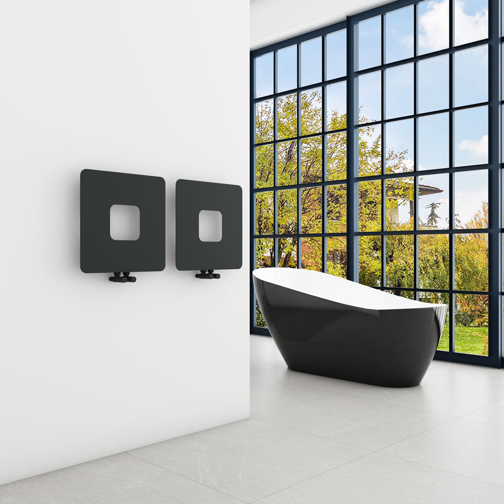 Carisa Dublin Yatay İnce Tasarım Çelik Radyatör Modern Tasarım Antrasit