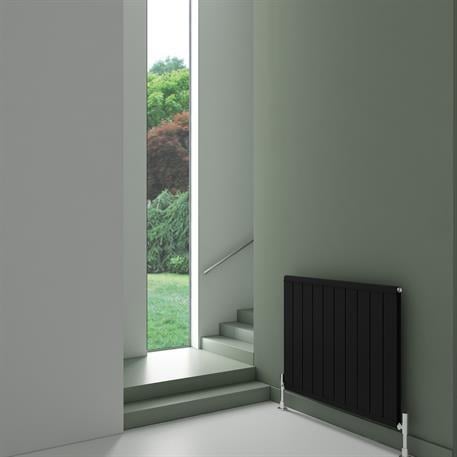 Carisa Elite Alüminyum Radyatör 0600 x 0730 mm 9 Dilim Siyah Standart Bağlantı