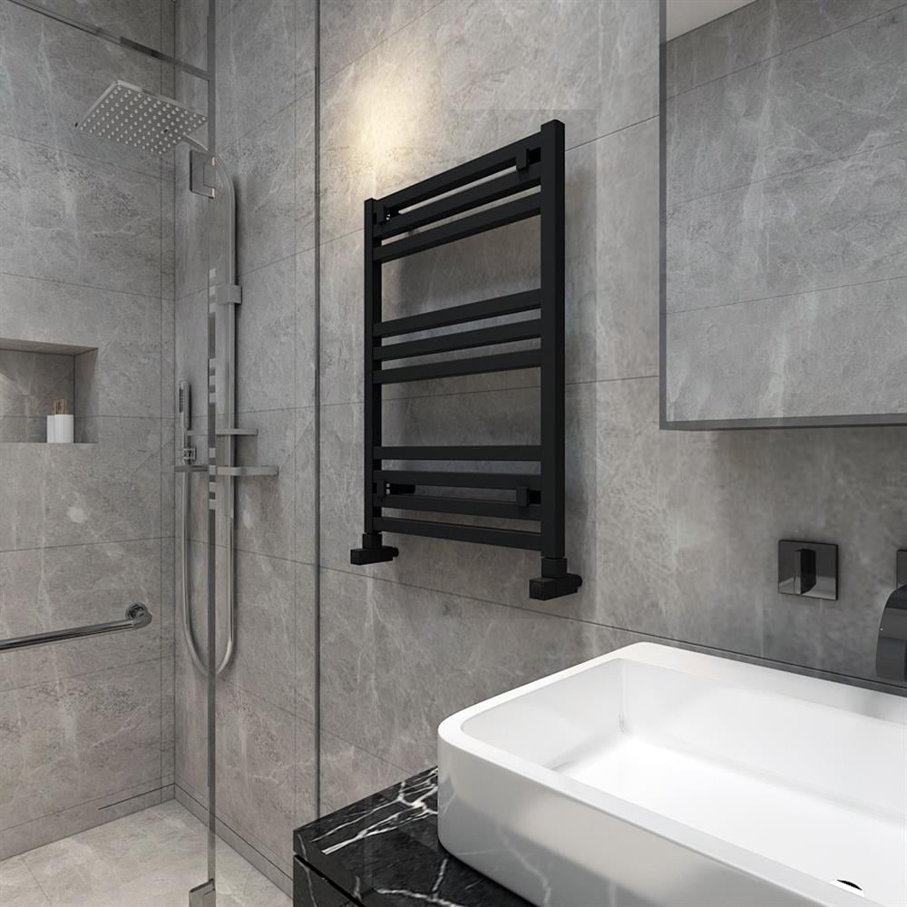 Carisa Fame Alüminyum Havlupan 1240 x 0500 mm 19 Dilim Siyah Standart Bağlantı