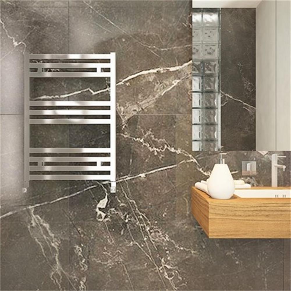 Carisa Fame Alüminyum Havlupan 1000 x 0500 mm 13 Dilim Seffaf Eloksal Standart Bağlantı