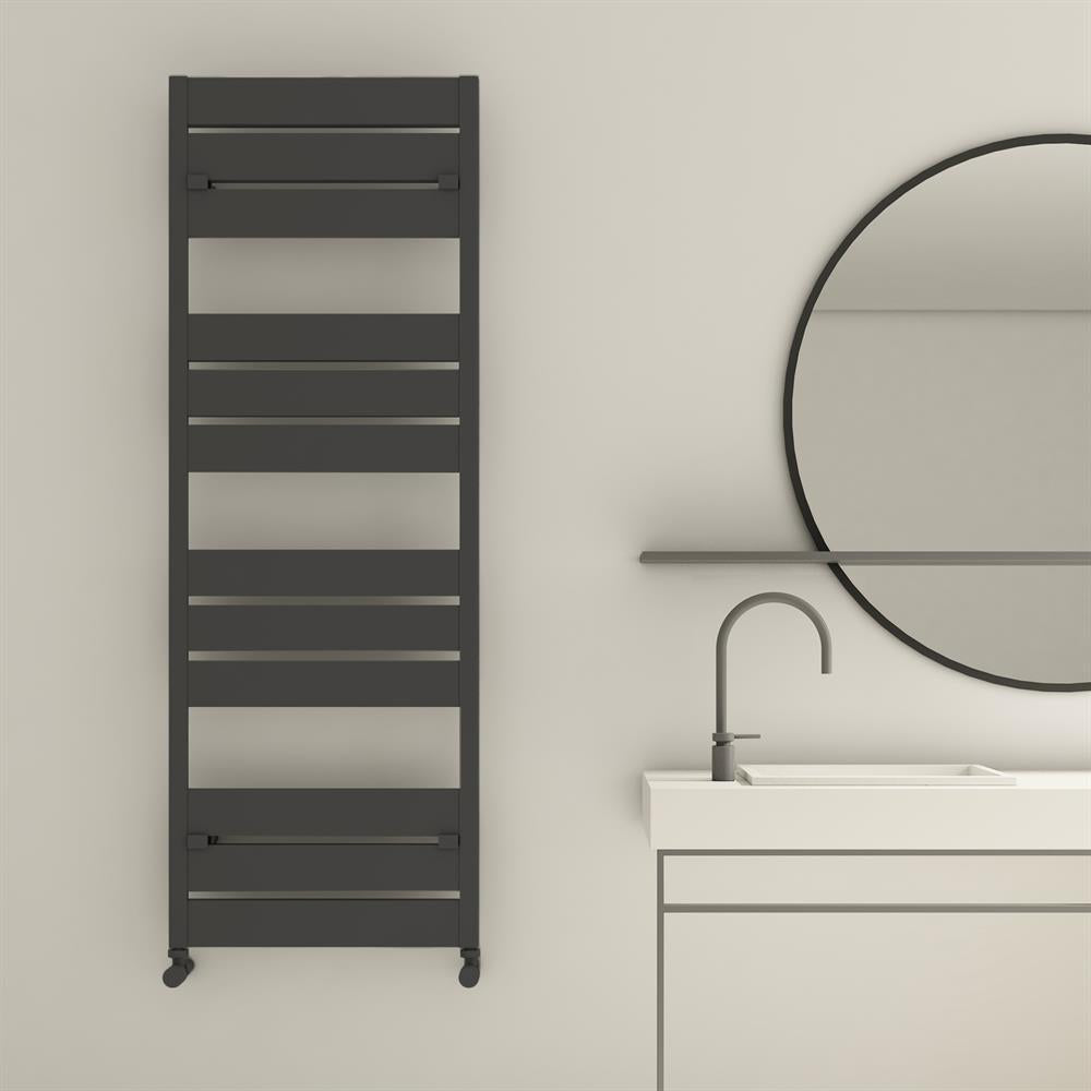 Carisa Mack Bath Alüminyum Havlupan 0700 x 0500 mm 6 Dilim Koyu Gri Standart Bağlantı