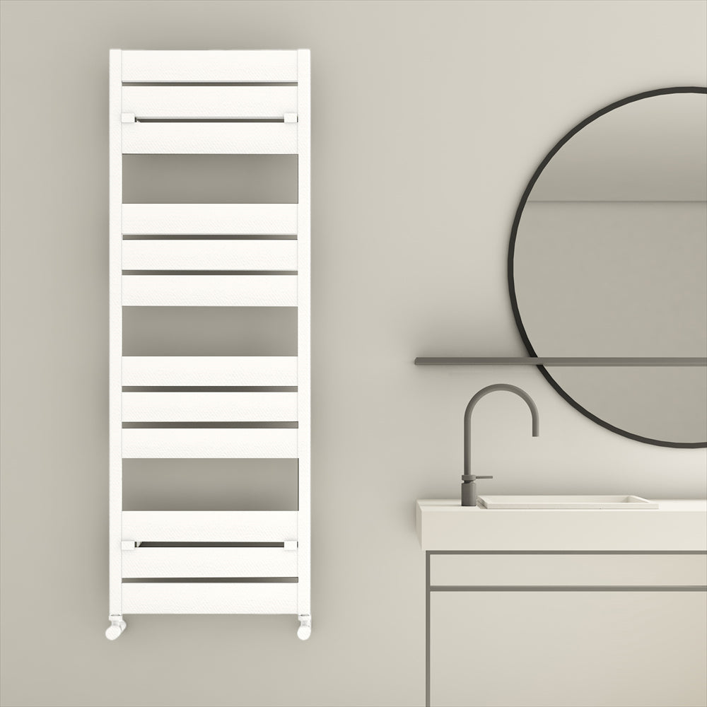 Carisa Mack Bath Alüminyum Havlupan 1200 x 0600 mm 11 Dilim Beyaz Standart Bağlantı