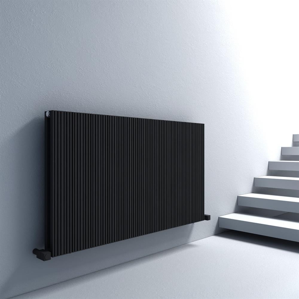 Carisa Monza Double Alüminyum Radyatör 0500 x 0945 mm 1 Dilim Koyu Gri Standart Bağlantı