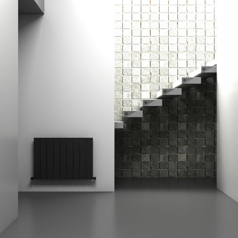 Carisa Nemo Alüminyum Radyatör 0500 x 0850 mm 9 Dilim Siyah Standart Bağlantı