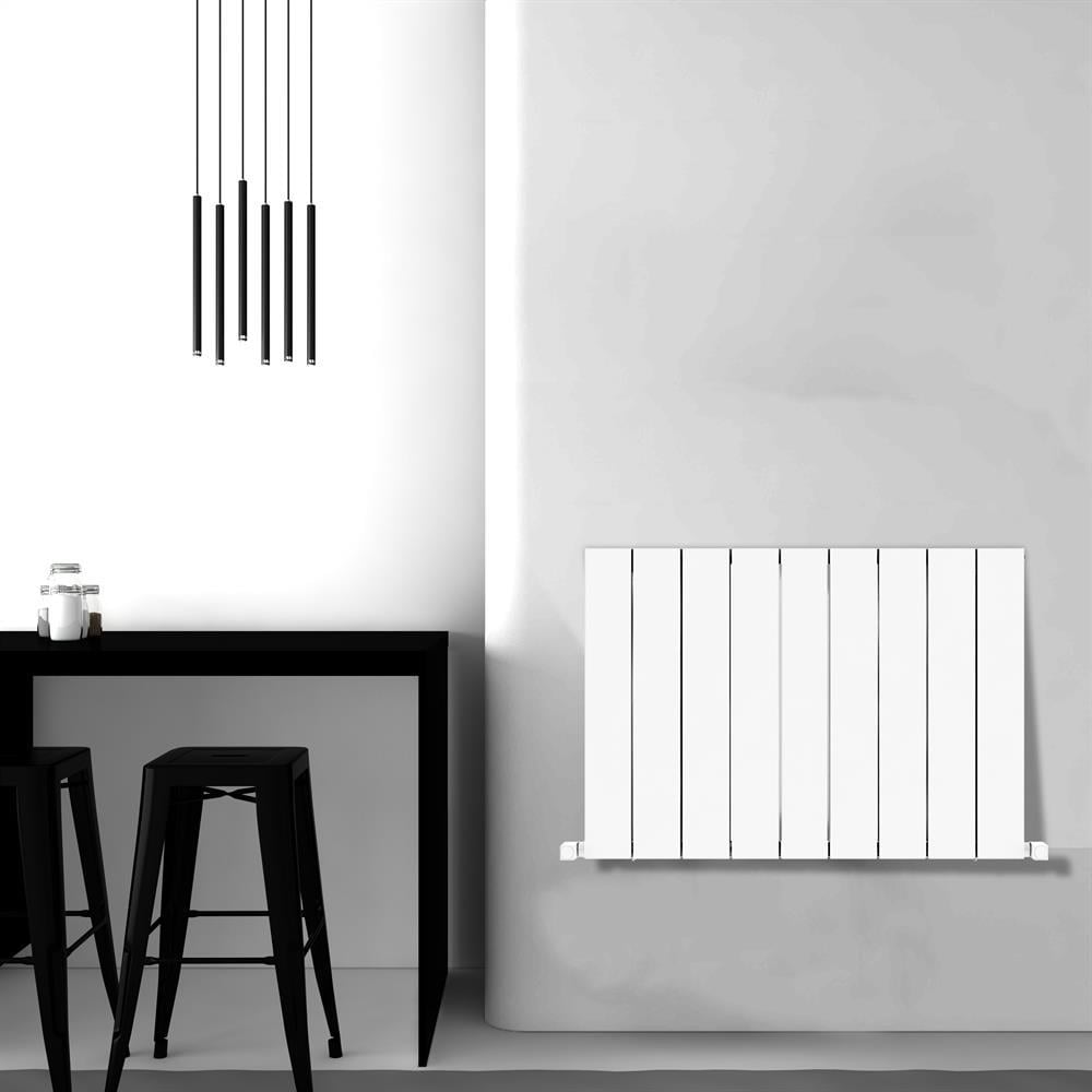 Carisa Nemo Alüminyum Radyatör 0500 x 0375 mm 4 Dilim Parlak Beyaz Standart Bağlantı