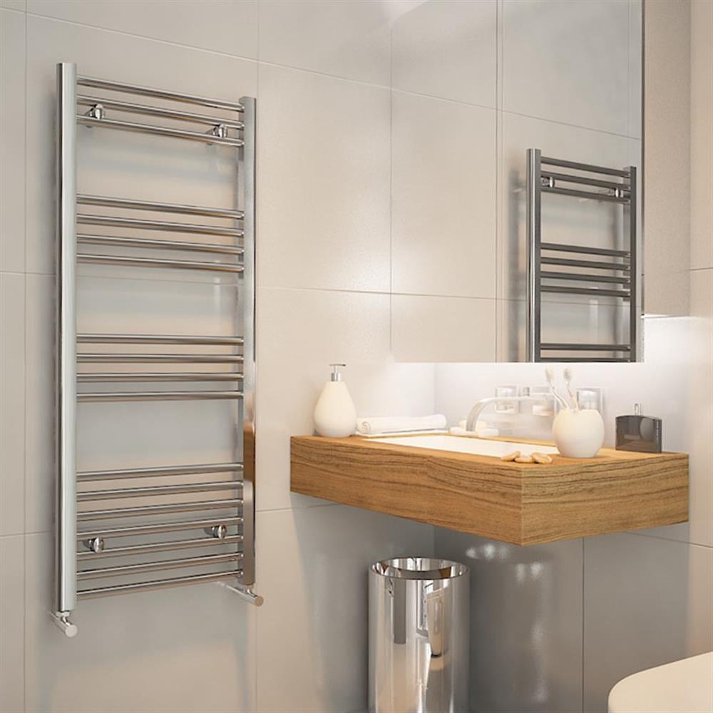 Carisa Nile Çelik Havlupan 1118 x 0500 mm 22 Dilim Krom Standart Bağlantı