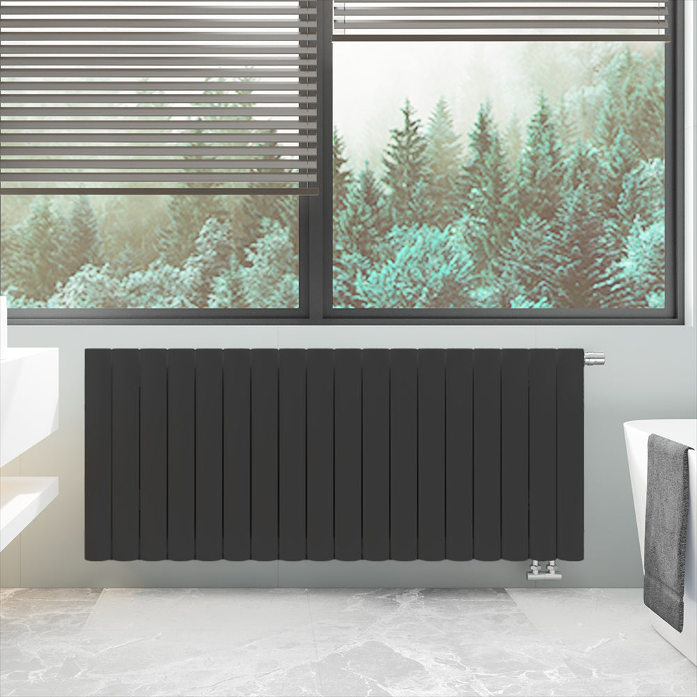 Carisa Otto Alüminyum Radyatör 0800 x 0395 mm 5 Dilim Koyu Gri Standart Bağlantı