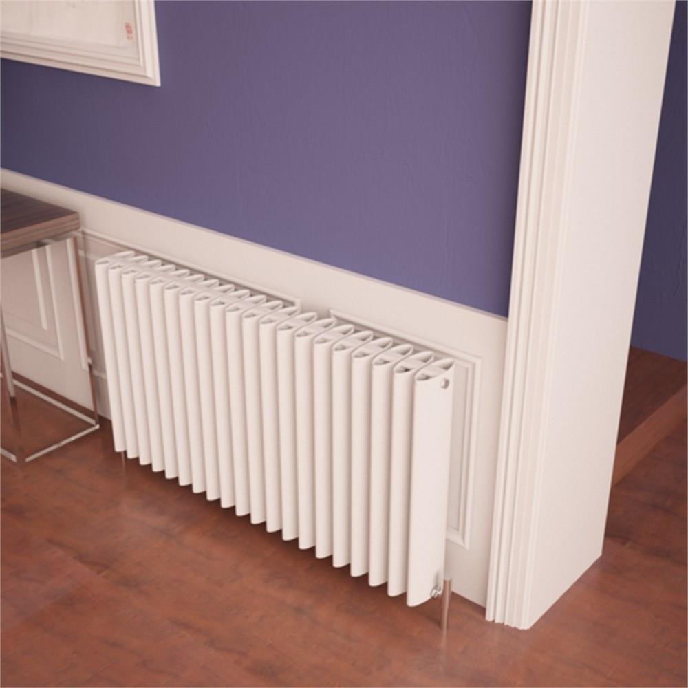 Carisa Oval Alüminyum Radyatör 0500 x 0470 mm 8 Dilim Beyaz Standart Bağlantı