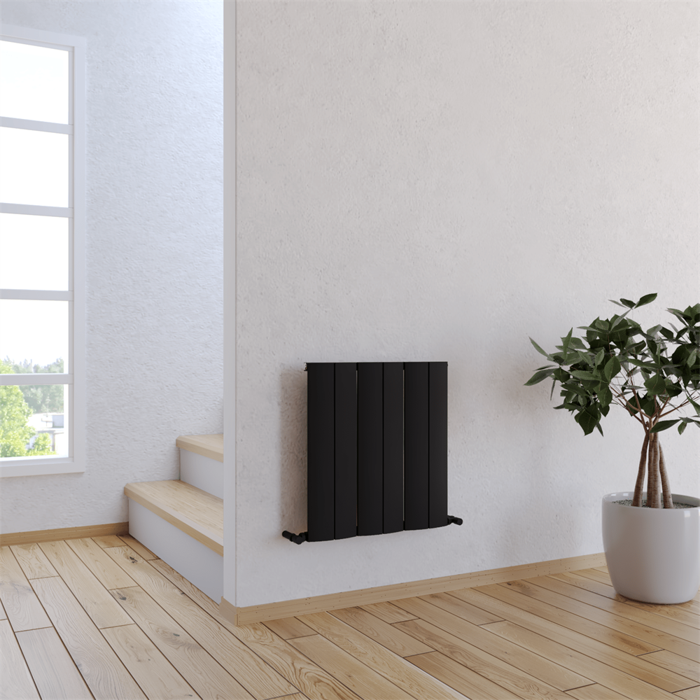 Carisa Play Alüminyum Radyatör 0600 x 0375 mm 4 Dilim Siyah Standart Bağlantı