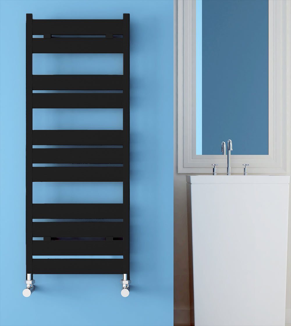 Carisa Soho Alüminyum Havlupan 0600 x 0400 mm 5 Dilim Siyah Standart Bağlantı