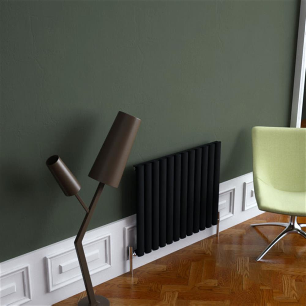 Carisa Tallis Alüminyum Radyatör 0450 x 0530 mm 9 Dilim Koyu Gri Standart Bağlantı