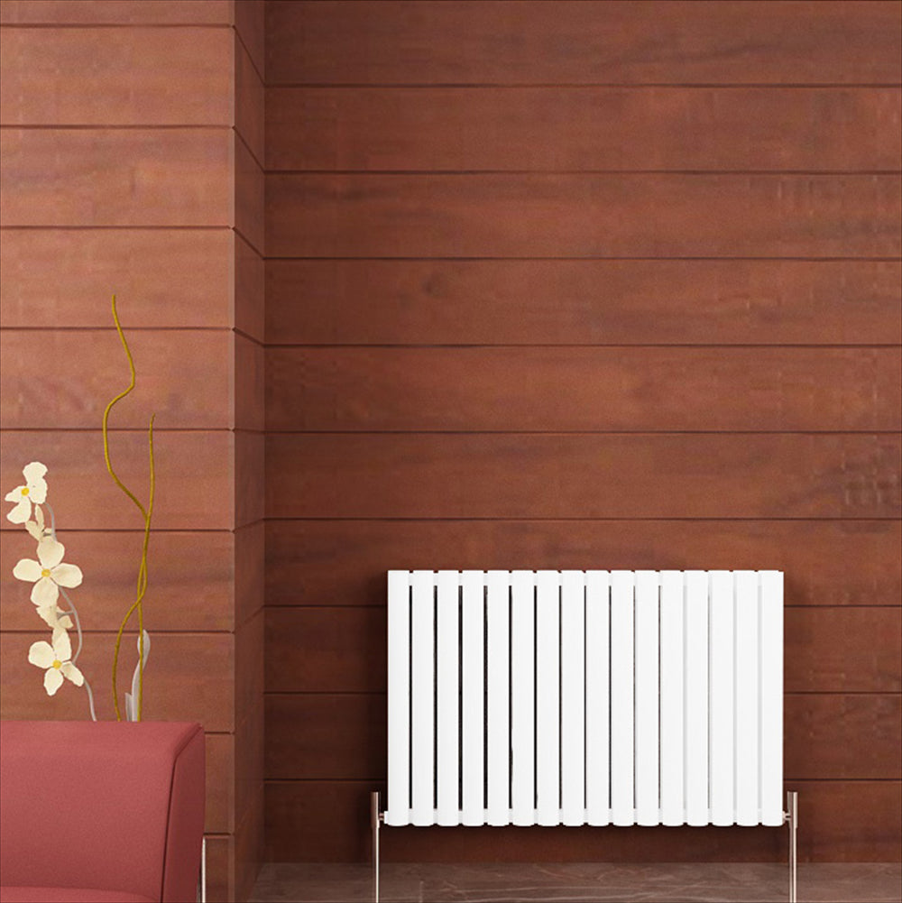 Carisa Tallis Double Alüminyum Radyatör 0600 x 0410 mm 7 Dilim Parlak Beyaz Standart Bağlantı