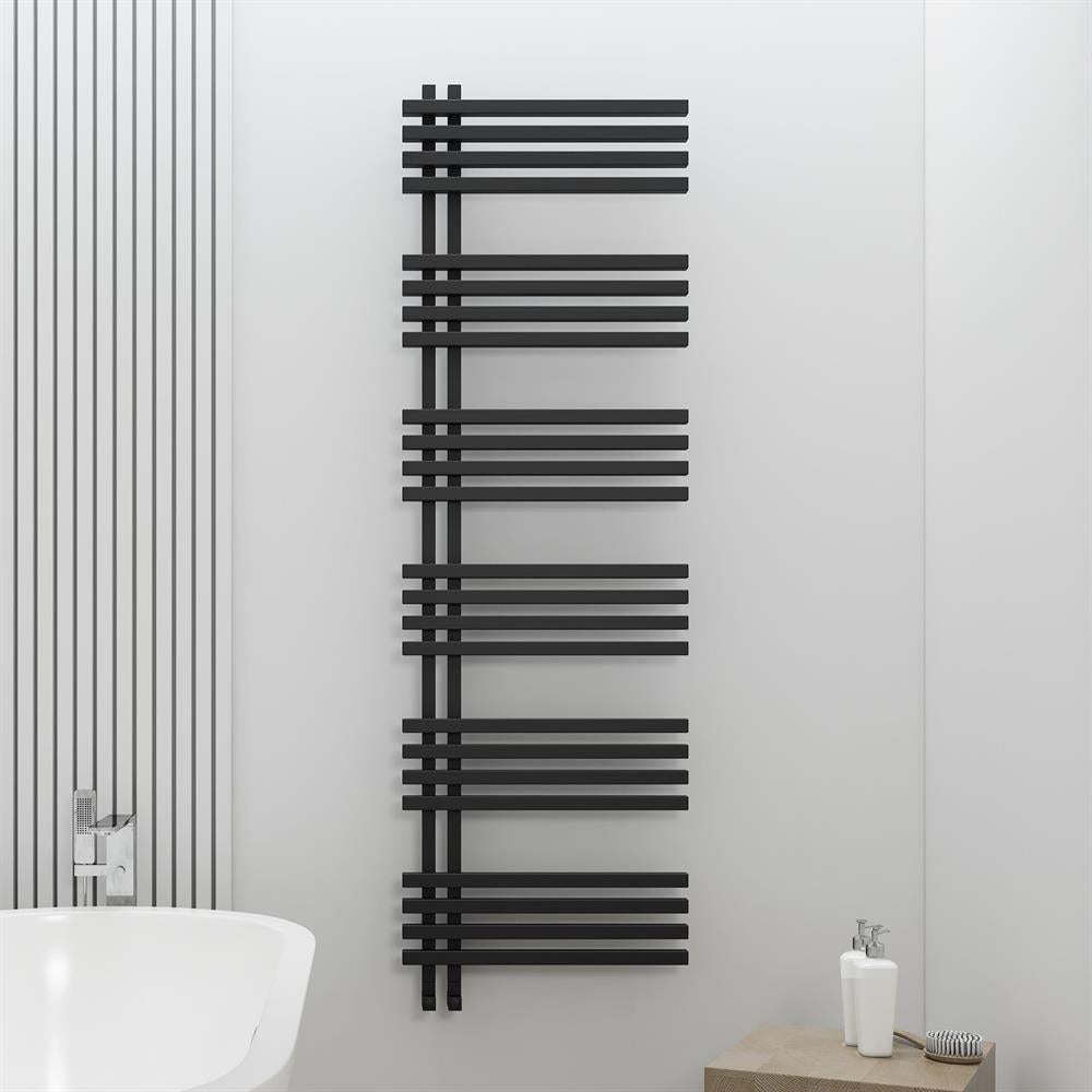 Carisa Terra Alüminyum Havlupan 0850 x 0500 mm 12 Dilim Siyah HB Orta Bağlantı