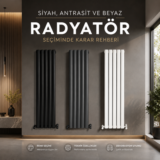 Siyah, Antrasit ve Beyaz Radyatör Seçiminde Karar Rehberi