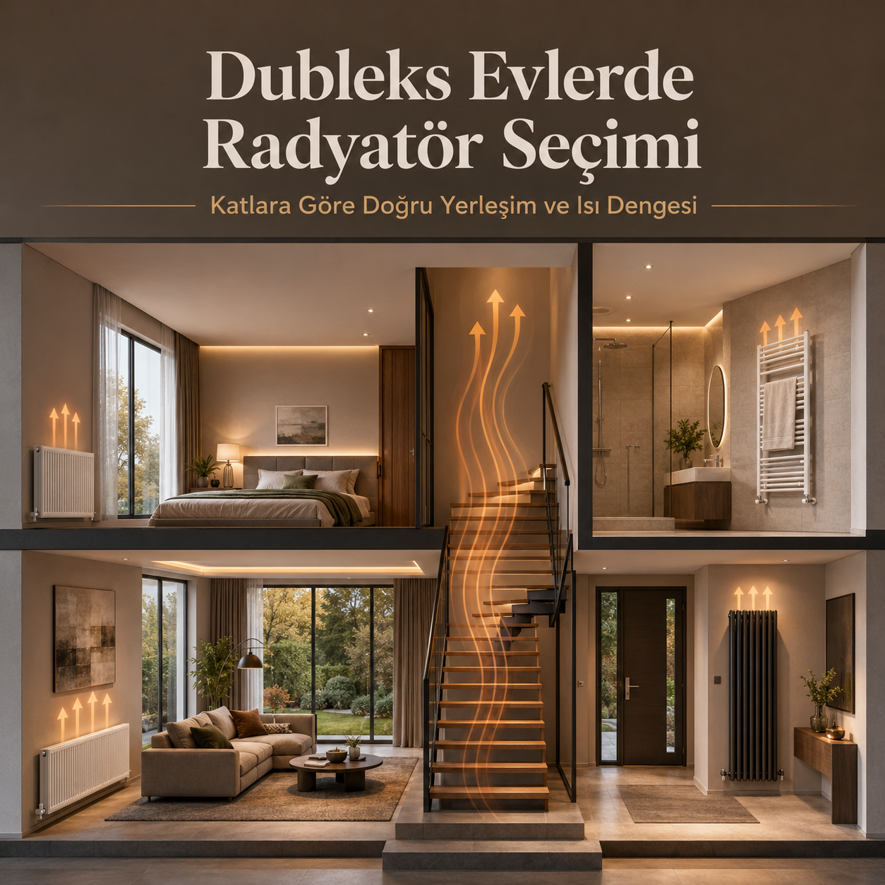Dubleks Evlerde Radyatör Yerleşimi Nasıl Olmalı?