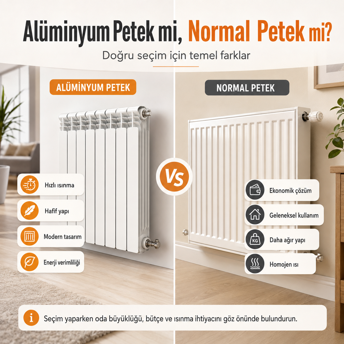 Alüminyum Petek mi, Normal Petek mi? Hangisini Tercih Etmeli?