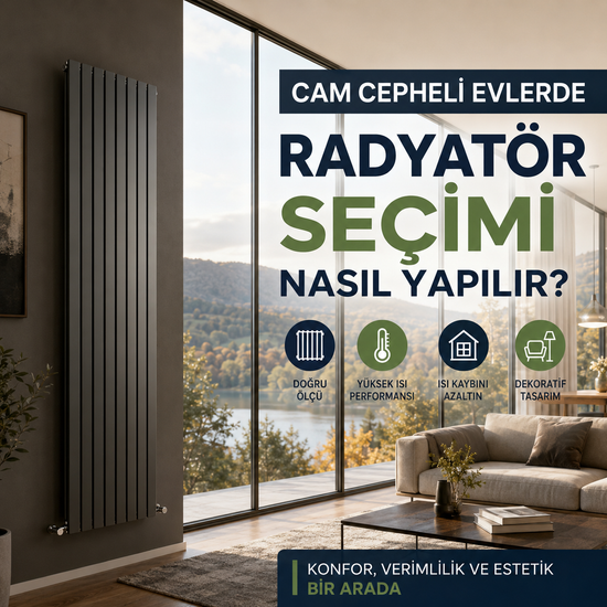 Cam Cepheli Evlerde Radyatör Seçimi Nasıl Yapılır?