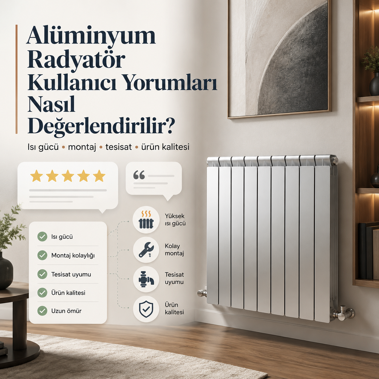 Alüminyum Radyatör Kullanıcı Yorumları Okunurken Nelere Bakılmalı?