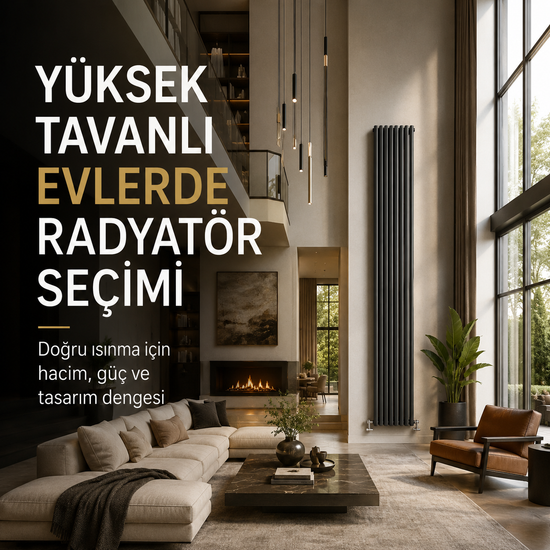 Yüksek Tavanlı Evlerde Isınma İçin Radyatör Nasıl Seçilir?