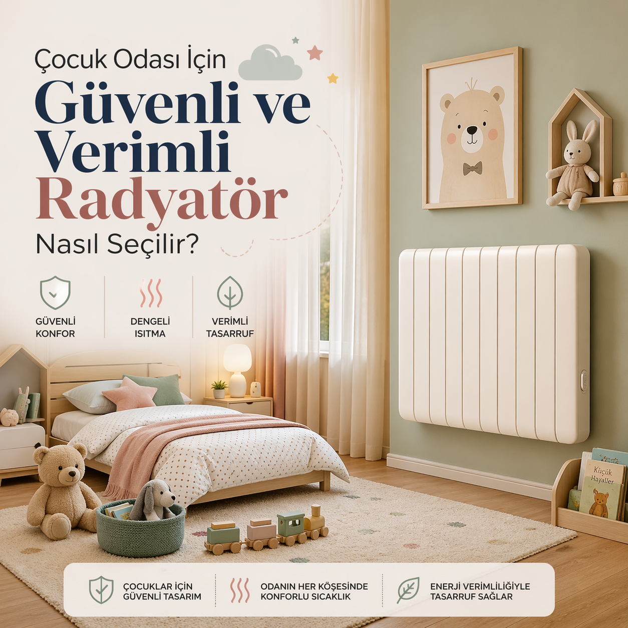 Çocuk Odası İçin Güvenli ve Verimli Radyatör Nasıl Seçilir?