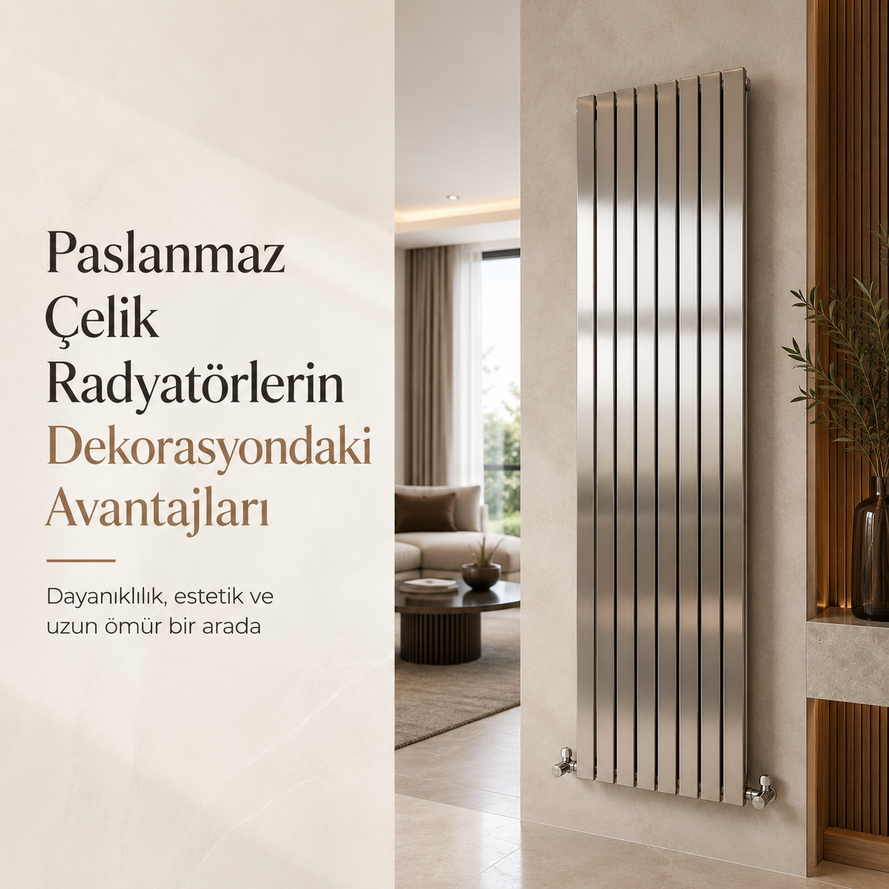 Paslanmaz Çelik Radyatörlerin Dekorasyondaki Avantajları